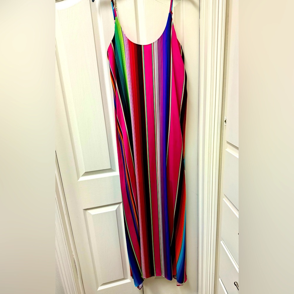Judith March serape maxi dress
